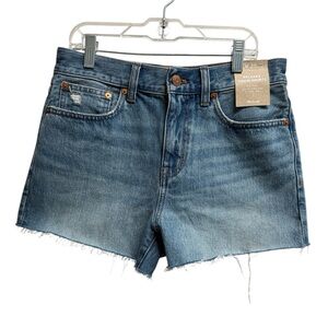 MADEWELL Women’s Kelton Wash Relaxed Denim Shorts - Size 25 - NWT